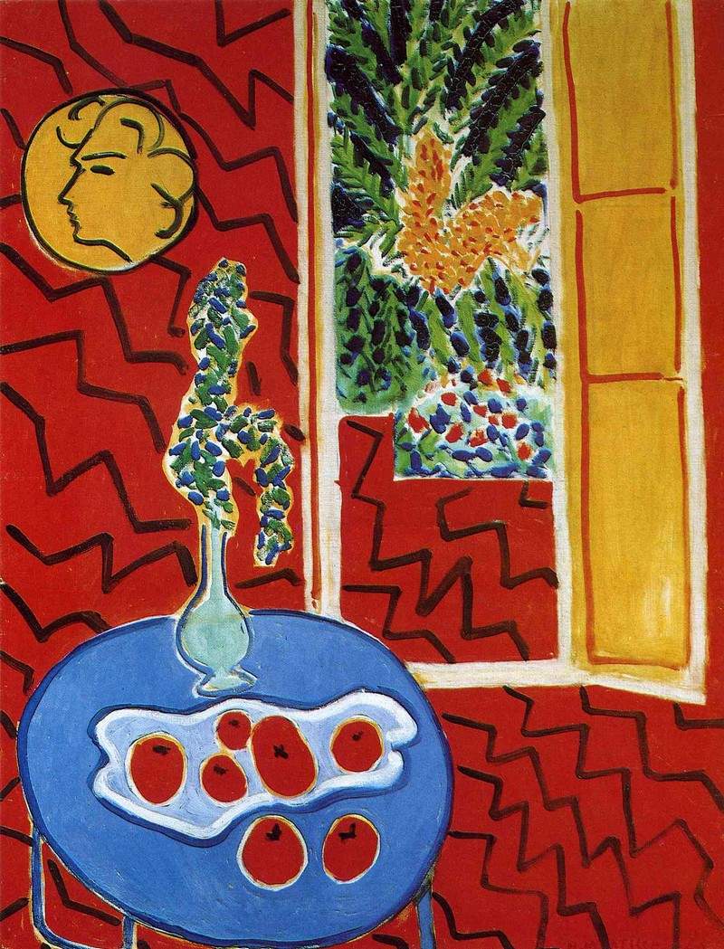 Red Interior. Still Life on a Blue Table — Анри Матисс