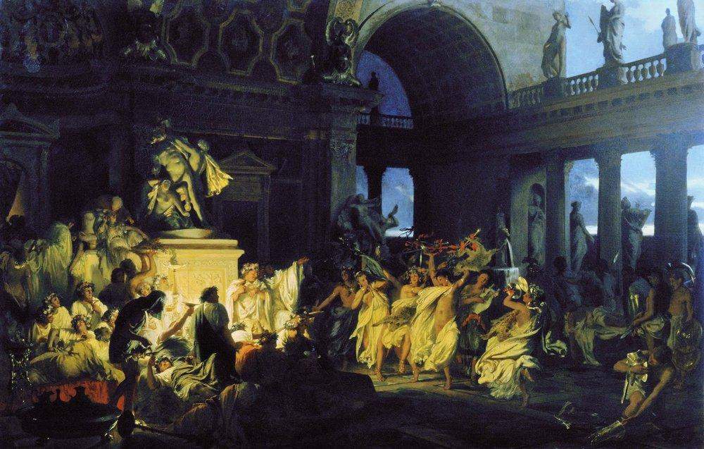 Roman Orgy In The Time Of Caesars Генрих Семирадский 6300