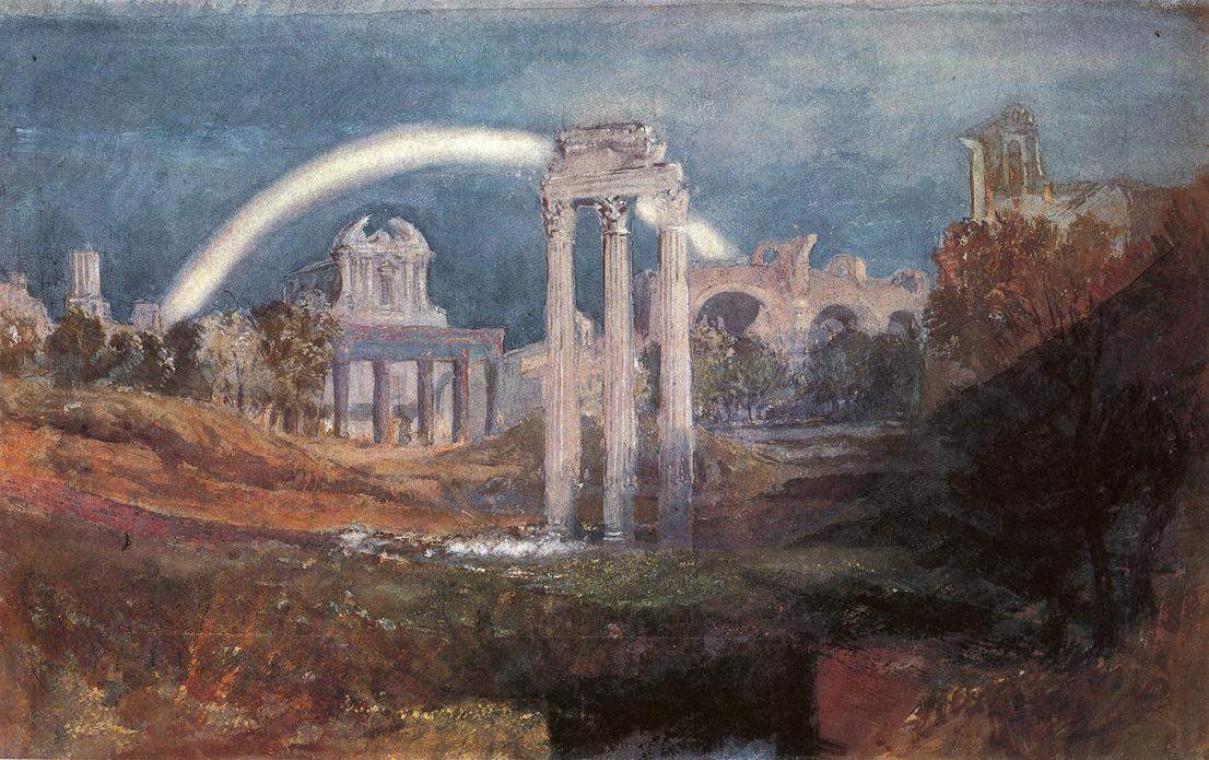 Rome, The Forum with a Rainbow — Уильям Тёрнер