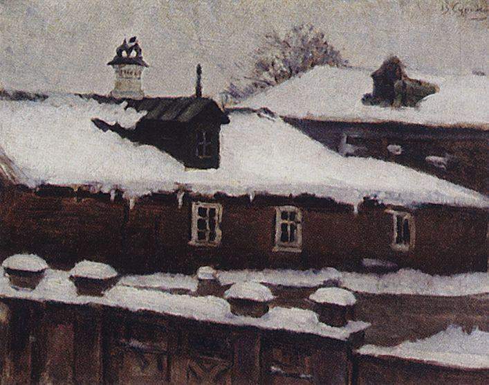 Крыши зимой — Василий Суриков