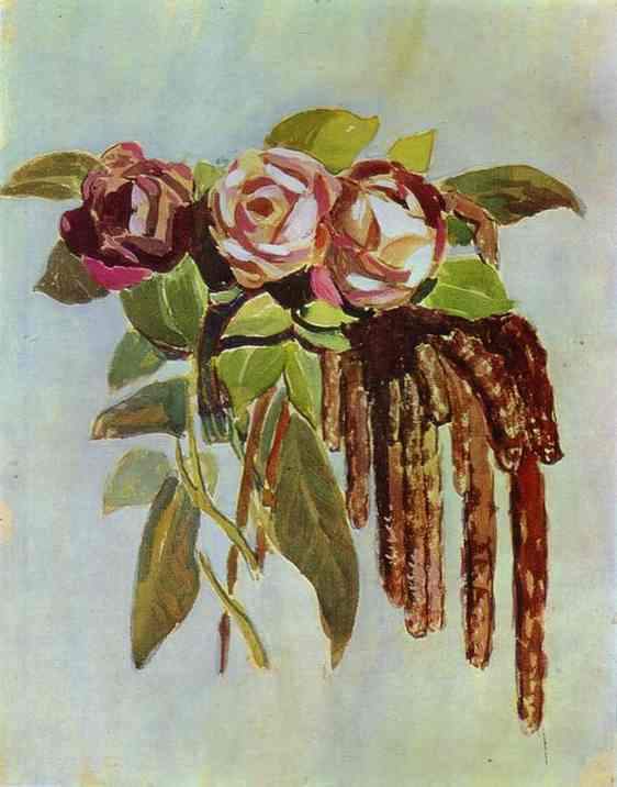 Розы и Сережки — Виктор Борисов-Мусатов