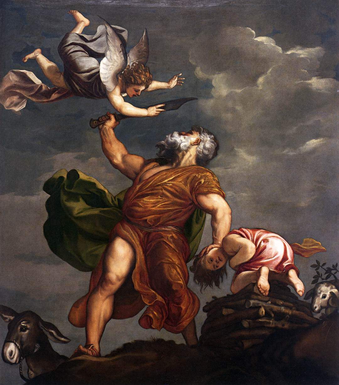Sacrifice of Isaac — Тициан