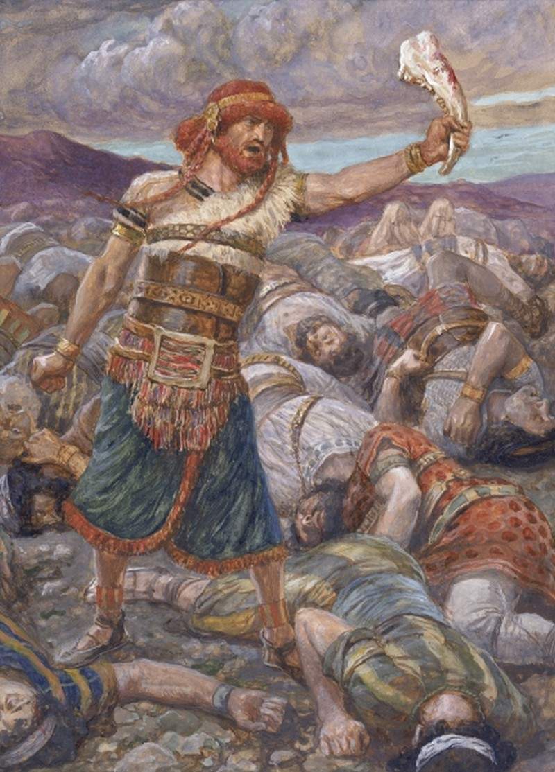 Samson Slays a Thousand Men — Джеймс Тиссо