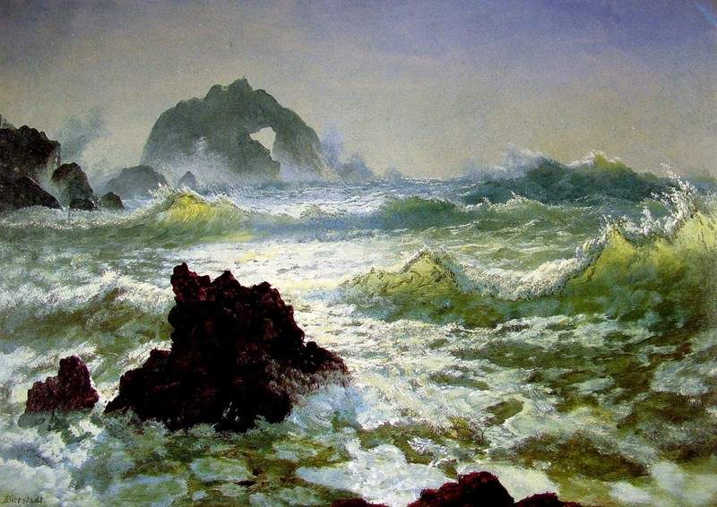 Seal Rock, California — Альберт Бирштадт