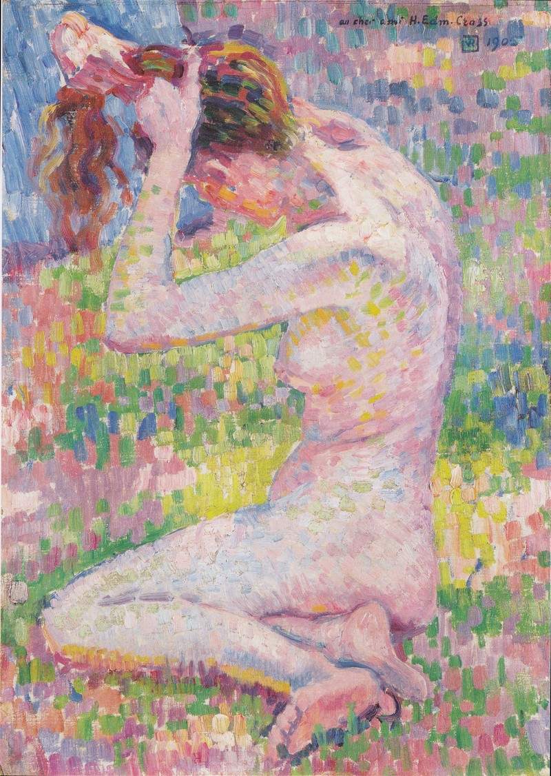 Seated nude — Тео ван Рейссельберге
