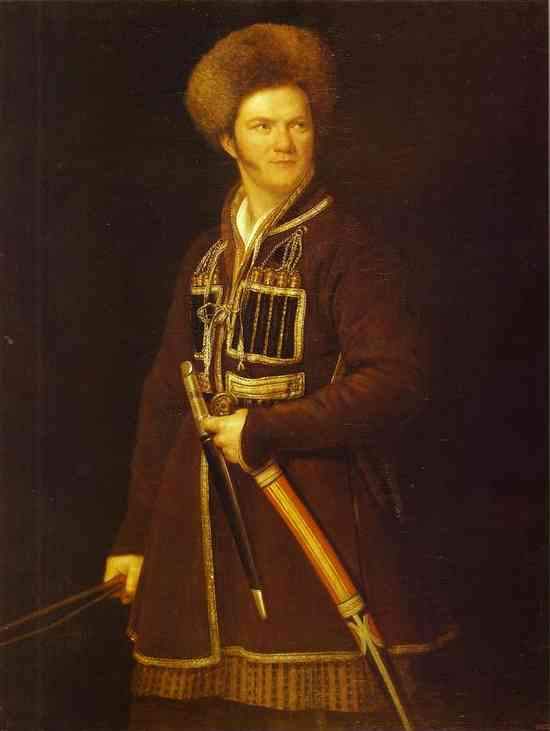 Self-portrait in a Suit of a Caucasian Warrior — Александр Орловский