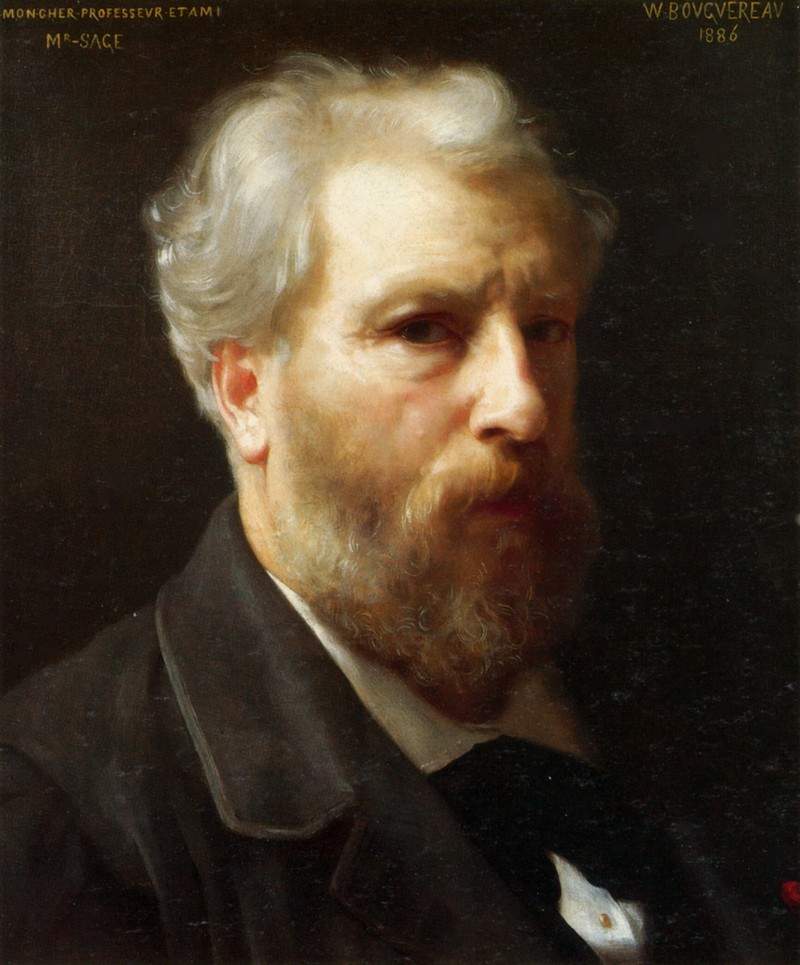 Self-Portrait Presented To M. Sage — Вильям Адольф Бугро