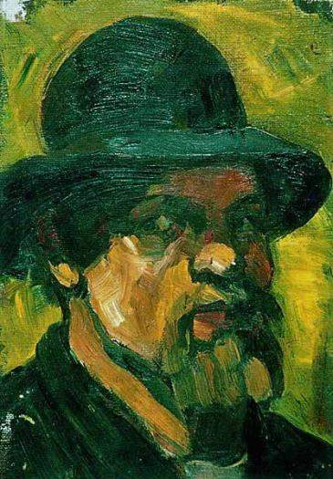 Self portrait with hat — Тео ван Дусбург