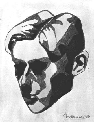 Self-portrait — Август Маке