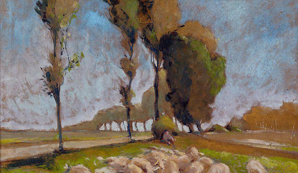 Shepherd and Sheep — Анри Эдмон Кросс