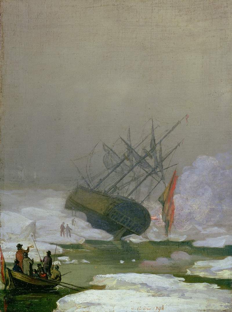 Ship in the Arctic Ocean — Каспар Давид Фридрих