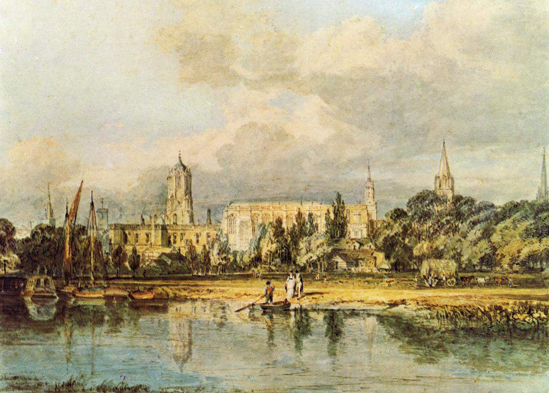South View of Christ Church, from the Meadows — Уильям Тёрнер