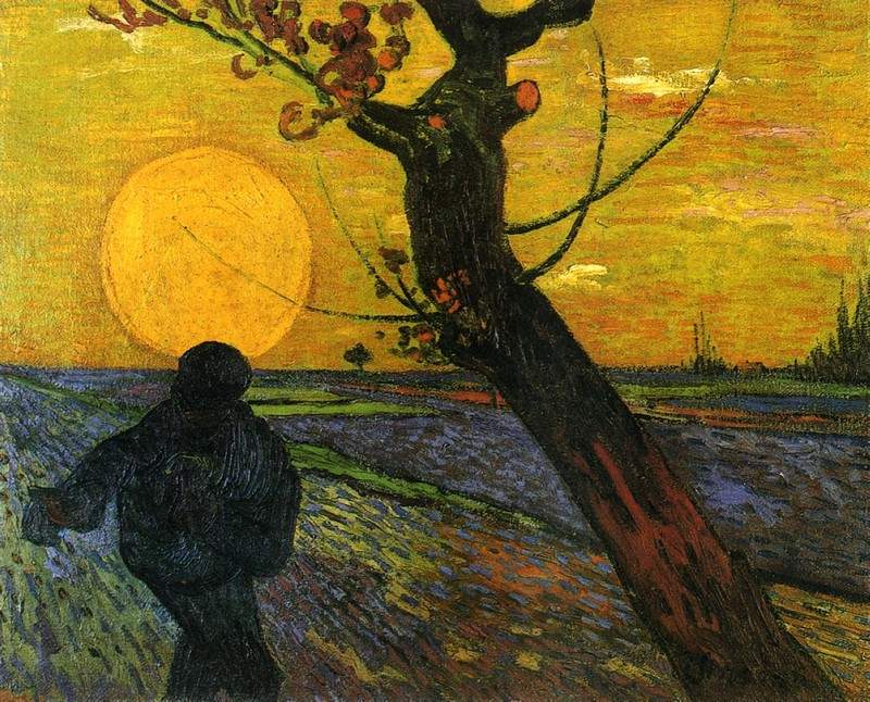 Sower with Setting Sun — Винсент Ван Гог