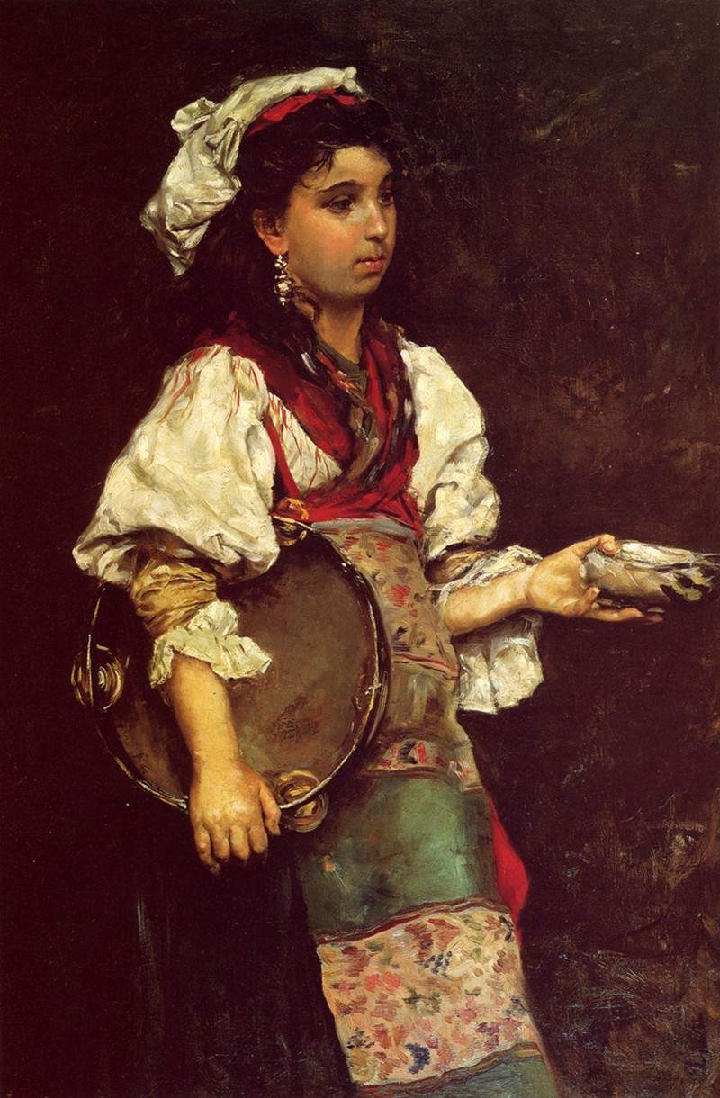 Spanish Girl — Юлиус Леблан Стюарт