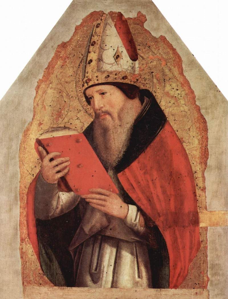 Святой Августин — Антонелло да Мессина