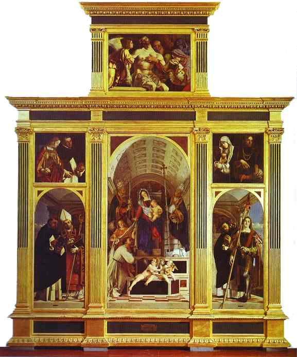 St. Dominic Polyptych — Лоренцо Лотто