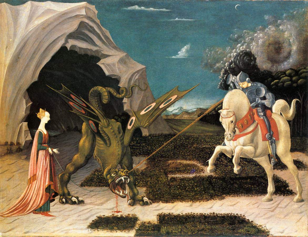 St. George and the Dragon — Рафаэль Санти