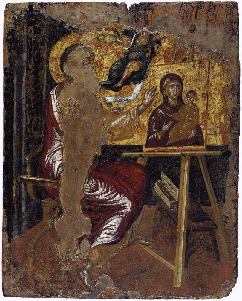 Св. Лука рисует Деву Марию — Эль Греко