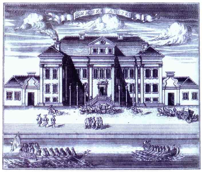 St. Petersburg. View of the Winter Palace of Peter I. — Алексей Зубов