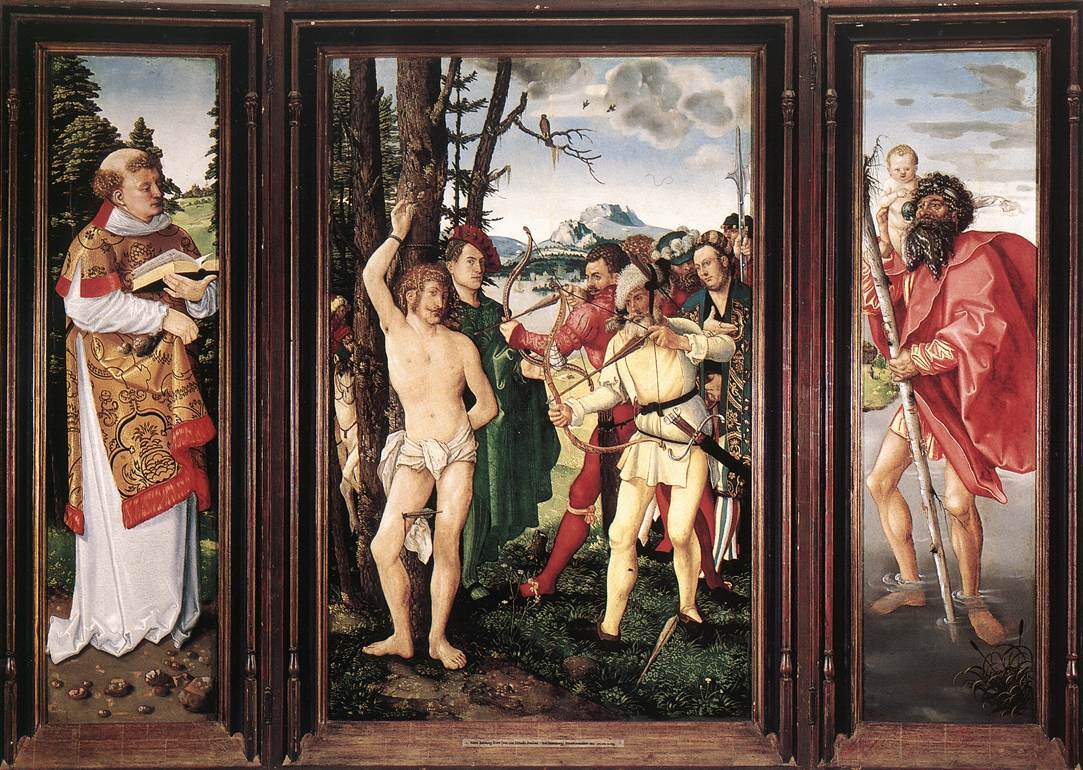 Алтарная картина Святой Себастьян — Ханс Бальдунг