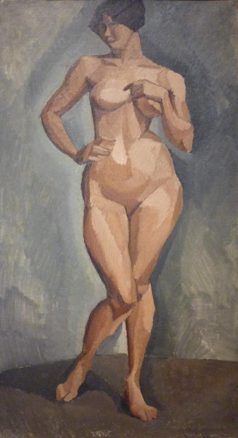 Standing nude from the front — Роже де ла Френе