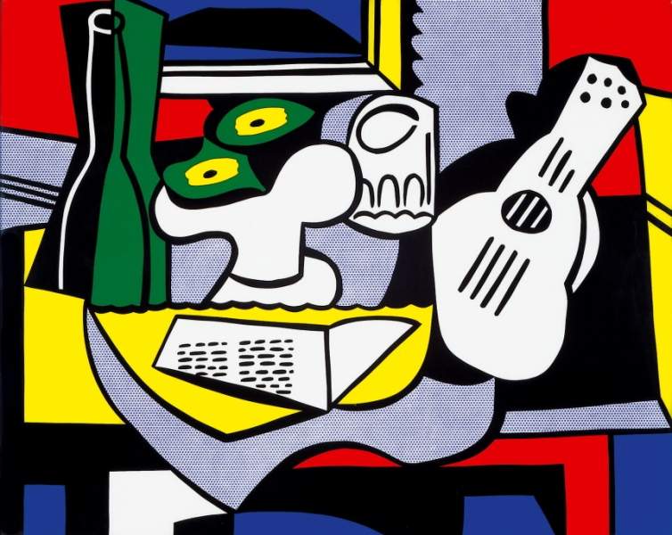 Still life after Picasso — Рой Лихтенштейн