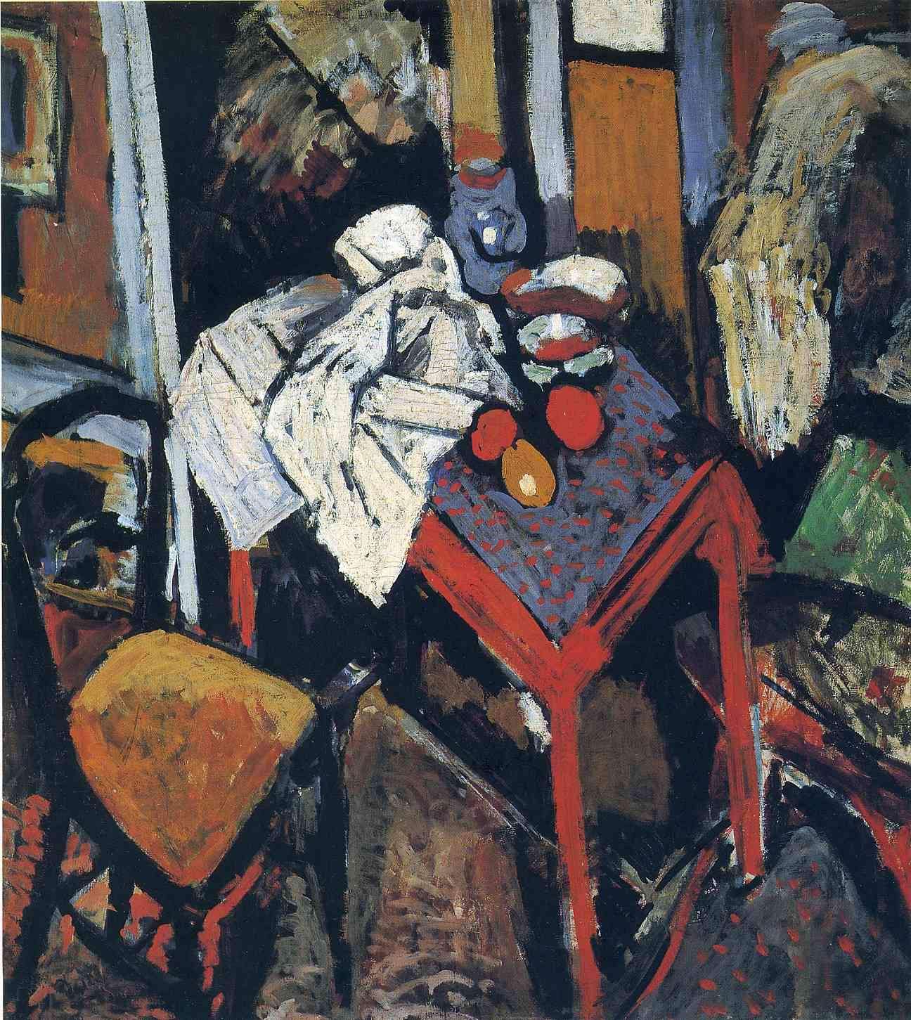 Still life on the red table — Андре Дерен