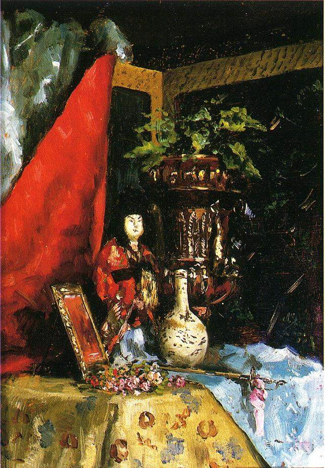Still Life with Asian Objects — Юлиус Леблан Стюарт