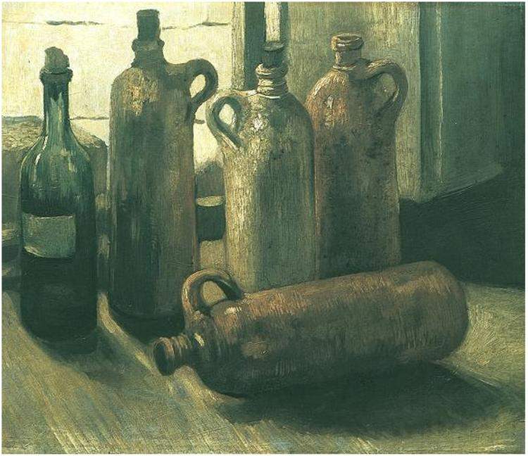Still Life with Five Bottles — Винсент Ван Гог