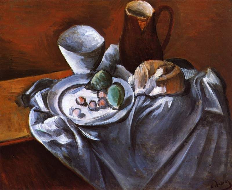 Still LIfe with Pears and Indian Bowl — Андре Дерен