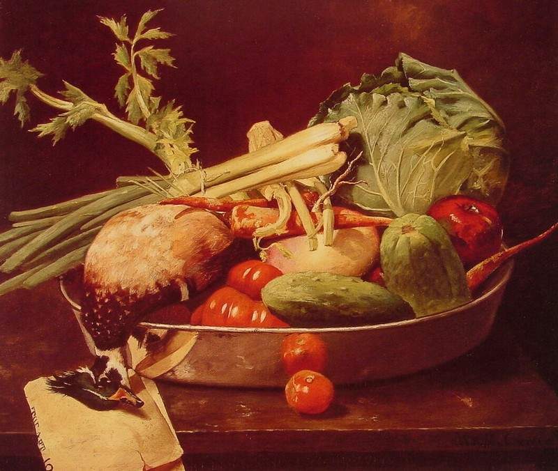 Still Life with Vegetable — Уильям Меррит Чейз