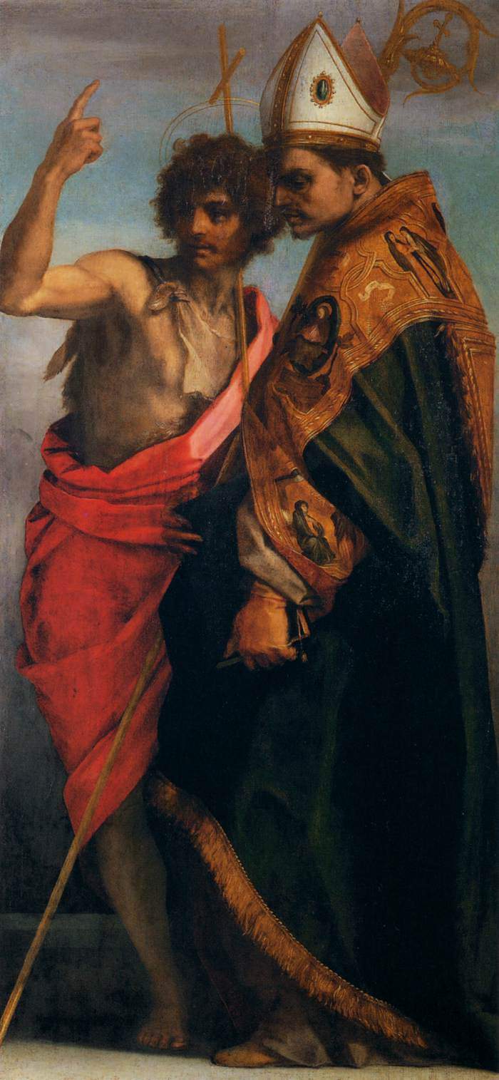 Sts John the Baptist and Bernardo degli Uberti — Андреа дель Сарто