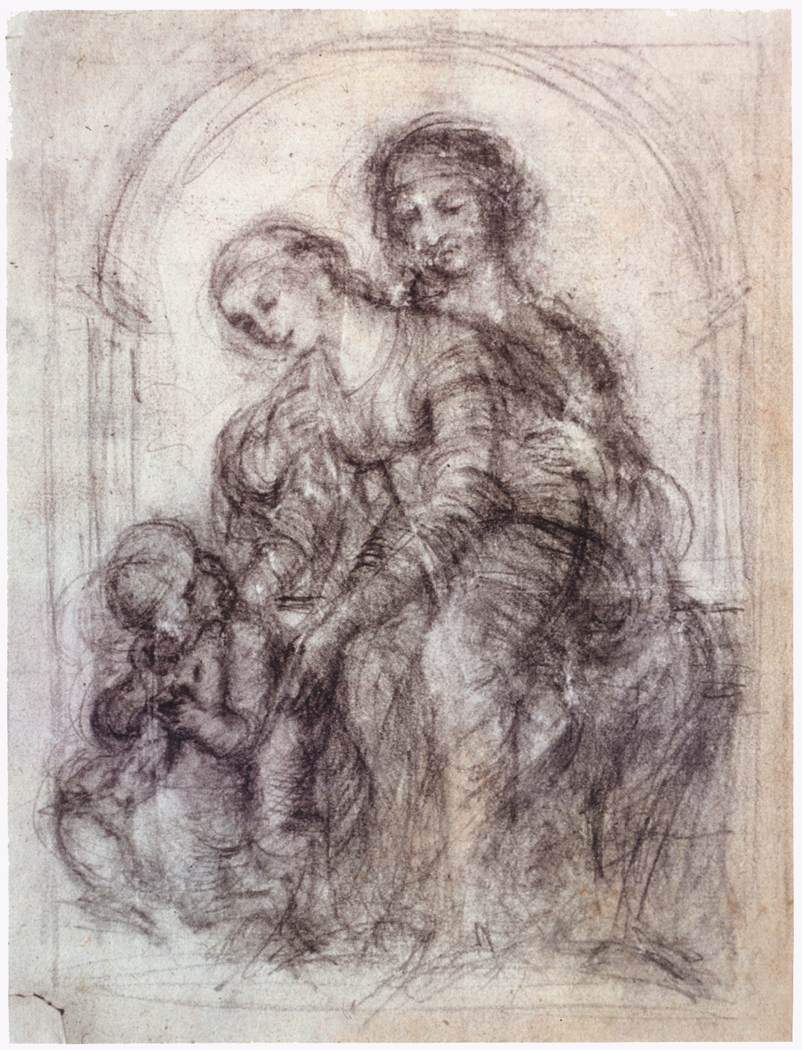 Study for St. Anne — Леонардо да Винчи