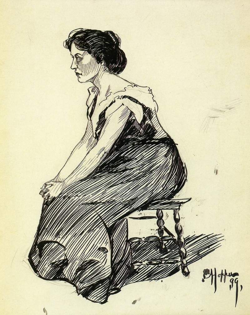 Study of a Seated Woman — Эдвард Хоппер
