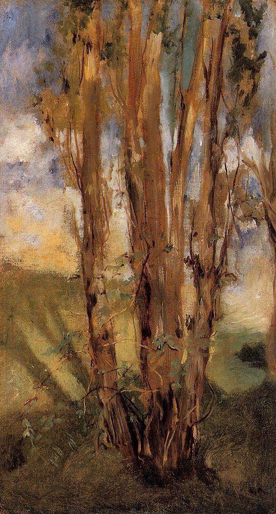 Study of trees — Эдуард Мане