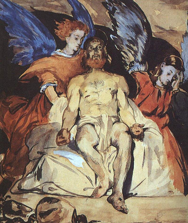 Study to ‘Dead Christ with Angels’ — Эдуард Мане