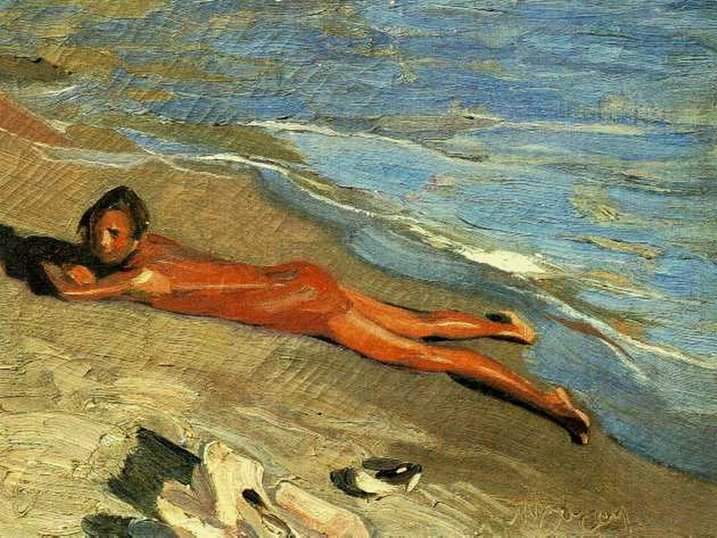 Sun bathing — Николаос Литрас
