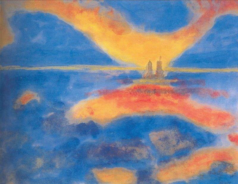 Sunrise at the sea — Эмиль Нольде