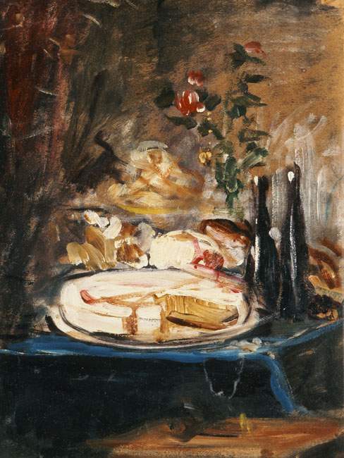 Table with cake — Николаос Гизис
