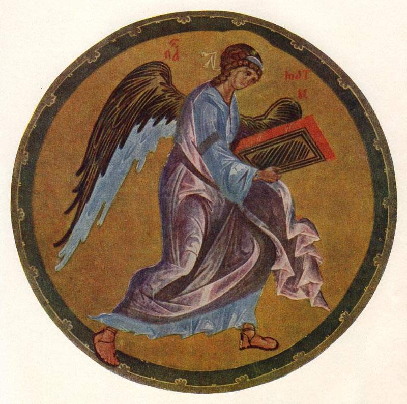 Ангел — символ евангелиста Матфея — Андрей Рублёв