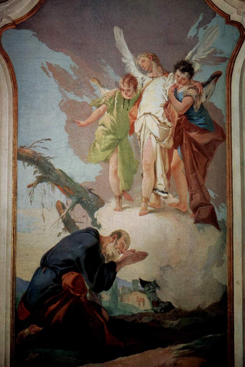 The appearance of the angels to Abraham — Джованни Баттиста Тьеполо