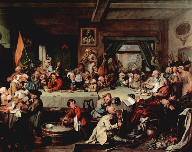 The Banquet — Уильям Хогарт
