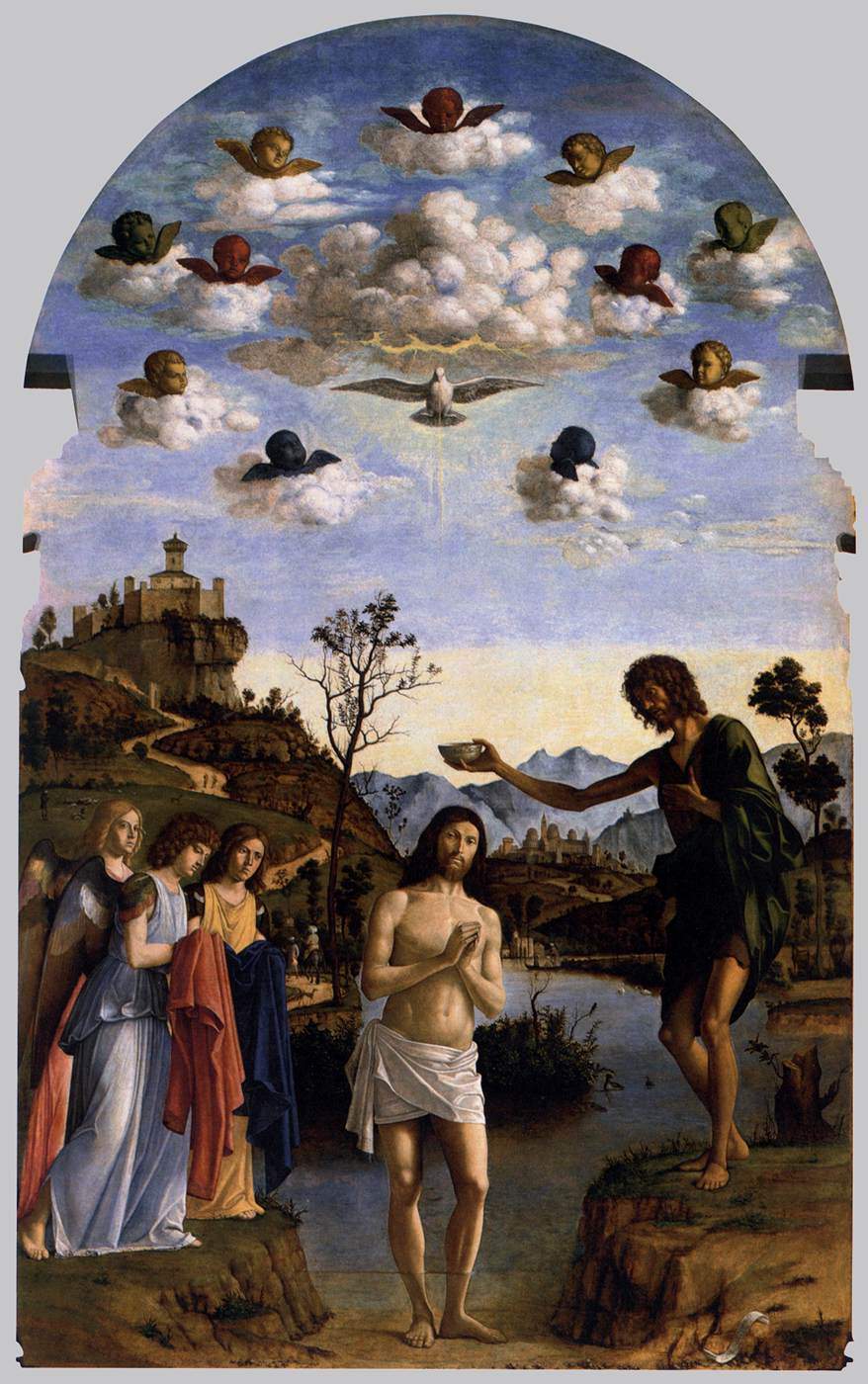 The Baptism of Christ — Леонардо да Винчи