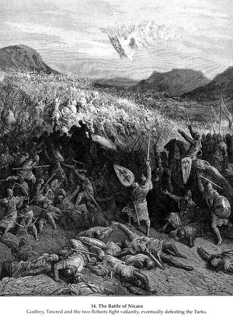 Битва при Никее в 1097 году — Гюстав Доре