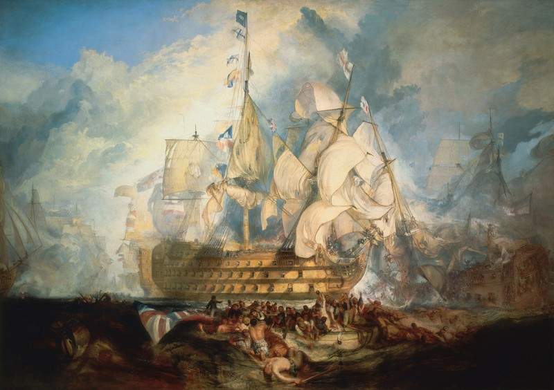The Battle of Trafalgar — Уильям Тёрнер