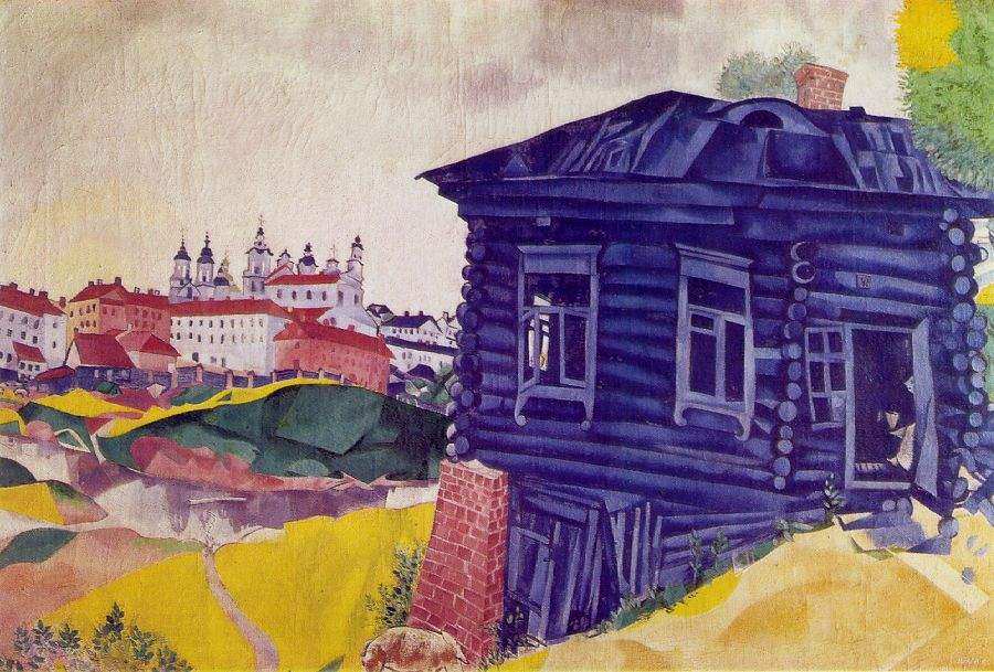 Синий дом — Марк Шагал