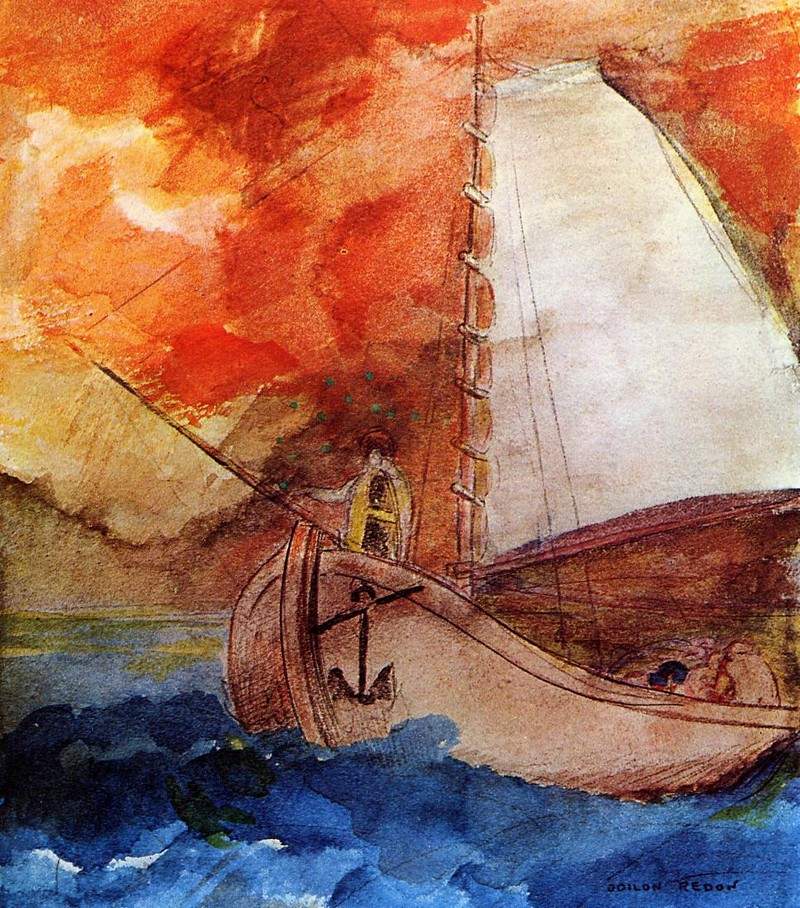 The Boat — Одилон Редон