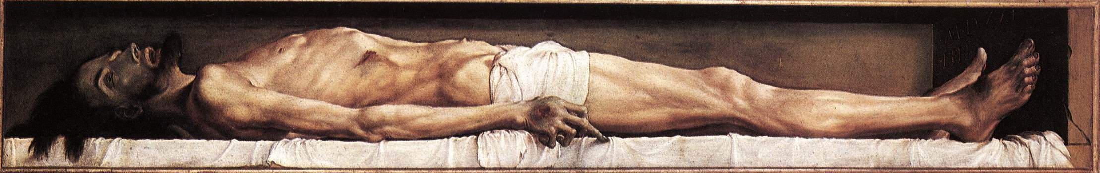 The Body of the Dead Christ in the Tomb — Ганс Гольбейн Младший