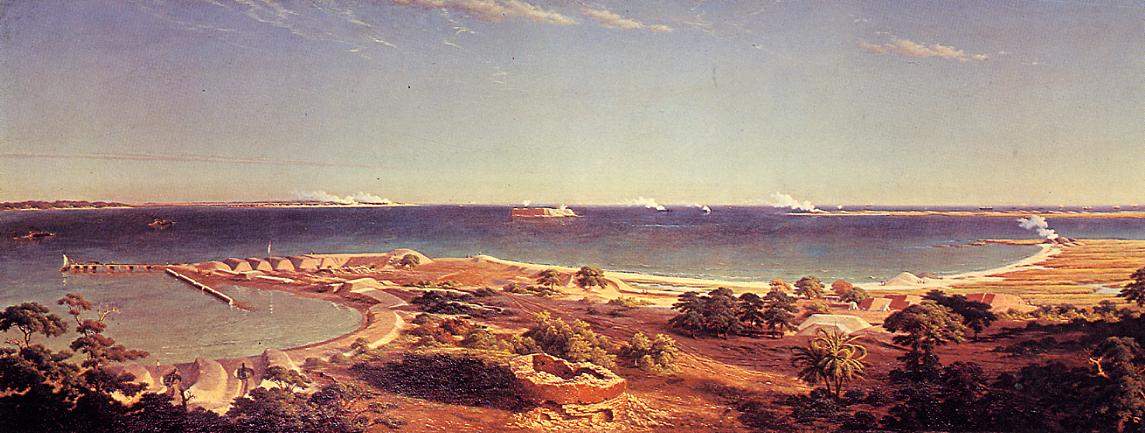 The Bombardment of Fort Sumter — Альберт Бирштадт