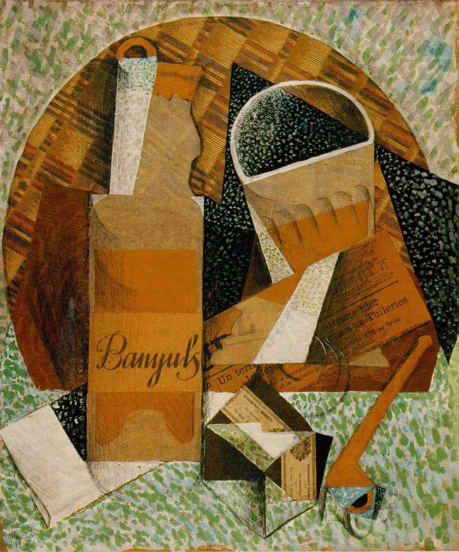 The Bottle of Banyuls — Хуан Грис